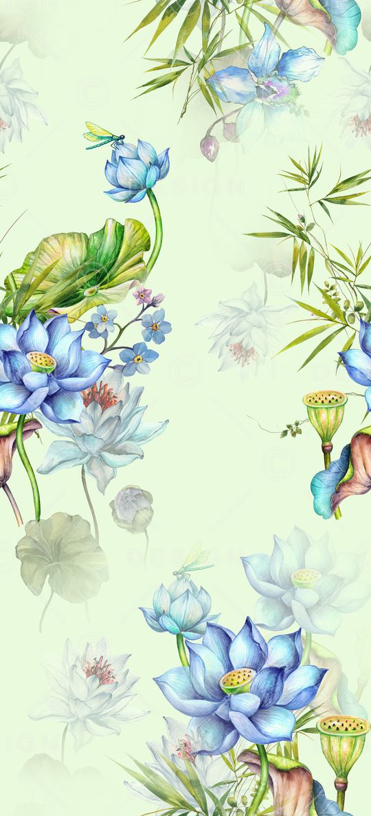 荷花印花华亿平台图片