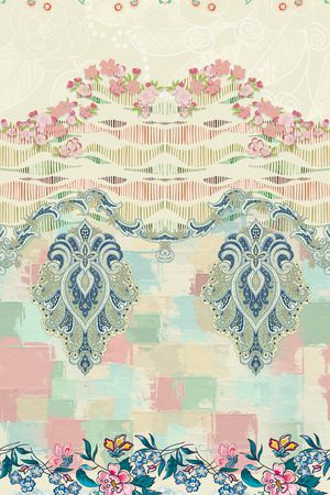 几何印花华亿平台图片