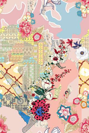 几何印花华亿平台图片