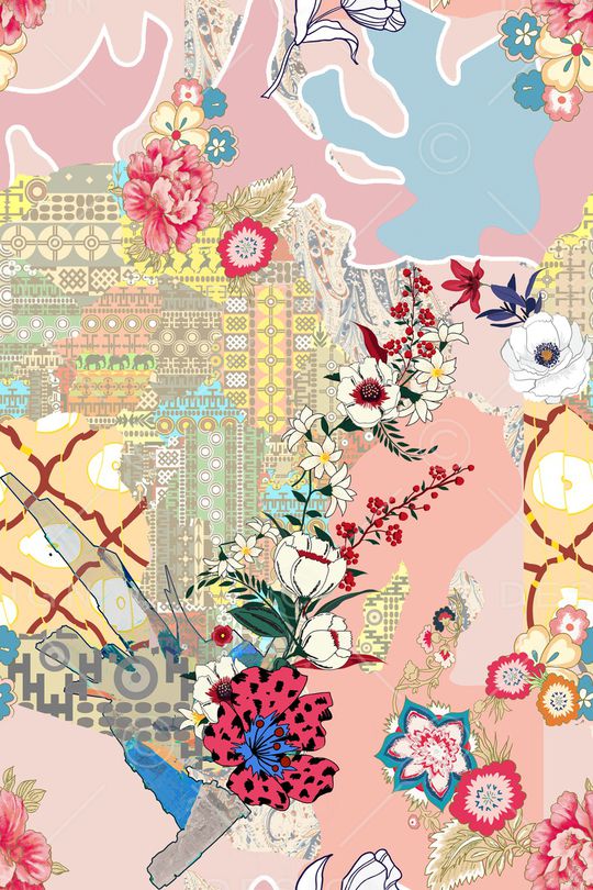 几何印花华亿平台图片