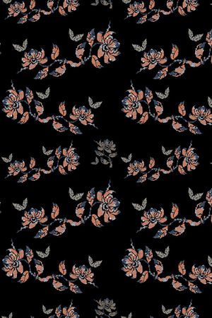 连衣裙印花华亿平台图片