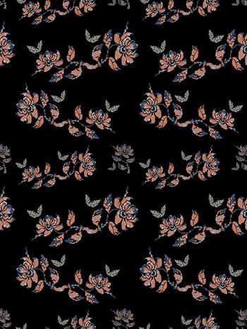 连衣裙印花华亿平台图片