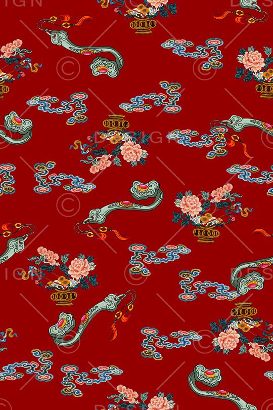 真丝印花华亿平台图片