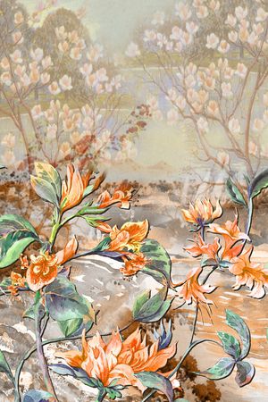 定位花印花华亿平台图片