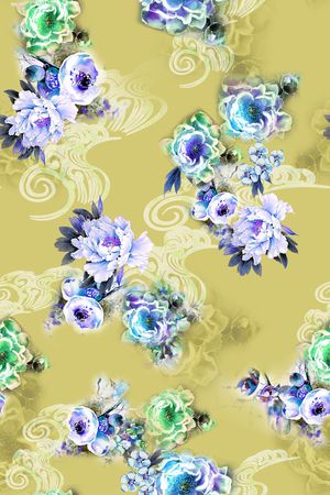 几何印花华亿平台图片