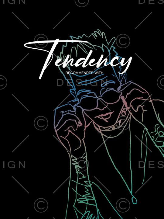 抽象人物创意印花华亿平台图片