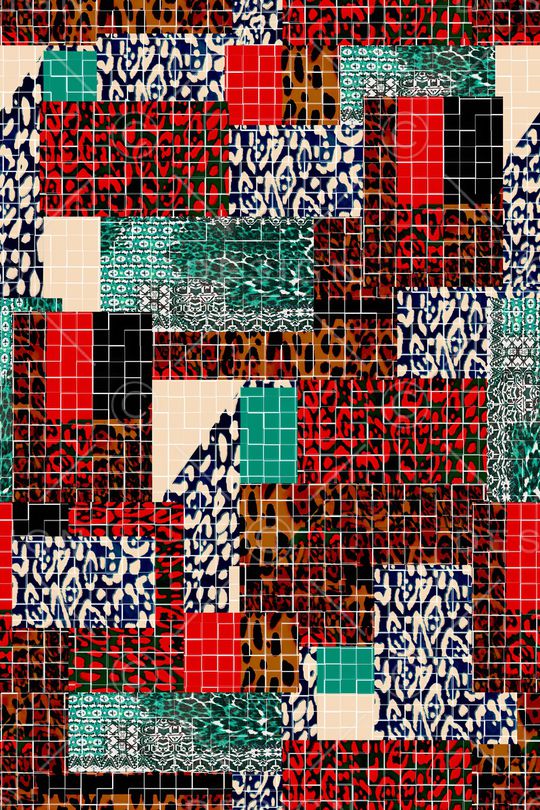 几何印花华亿平台图片