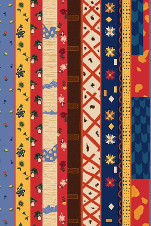 线条印花华亿平台图片