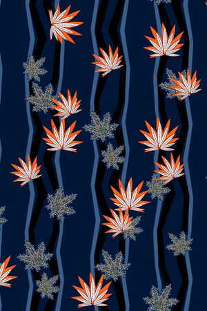 连衣裙印花华亿平台图片