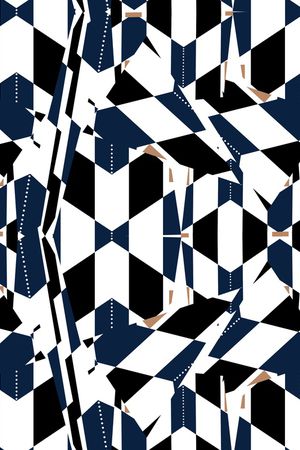 几何印花华亿平台图片