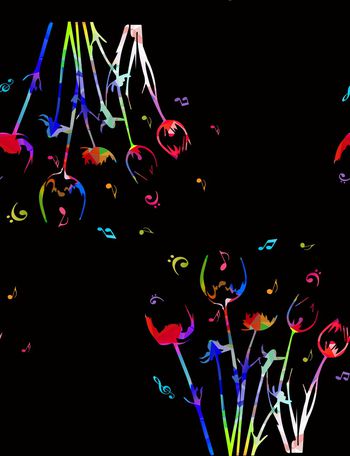 鲜花印花华亿平台图片