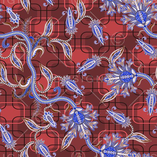 绿植树叶印花华亿平台图片