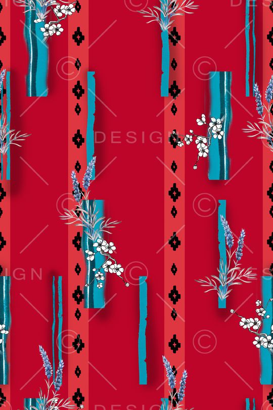 几何印花华亿平台图片