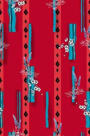 几何印花华亿平台图片