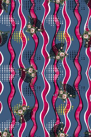 几何印花华亿平台图片