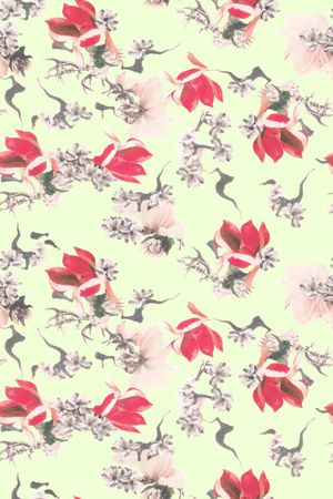 水墨风印花华亿平台图片