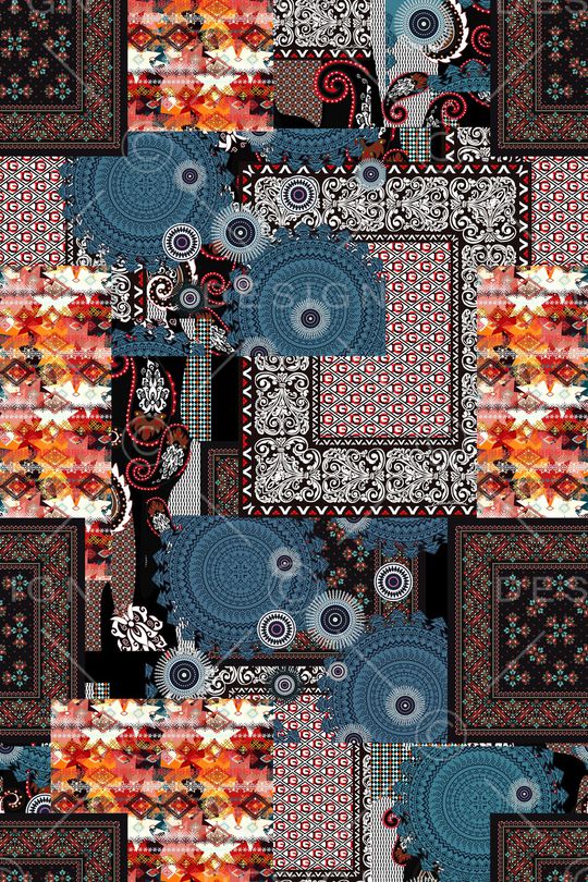 几何印花华亿平台图片