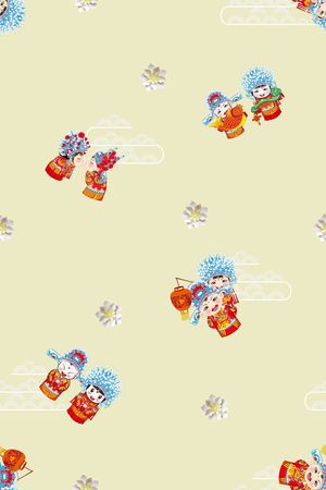 年轻女性印花华亿平台图片