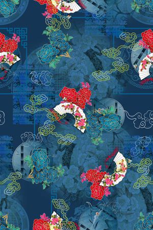 祥云印花华亿平台图片