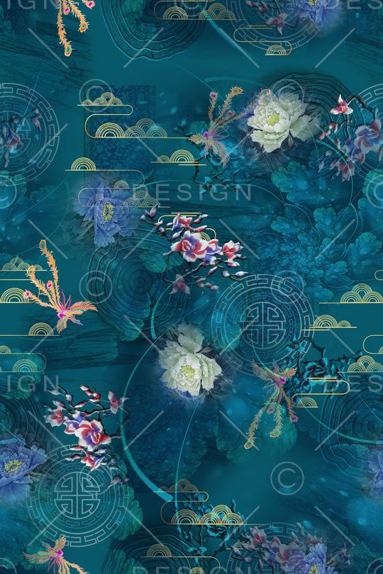 祥云印花华亿平台图片