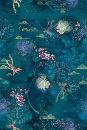 祥云印花华亿平台图片