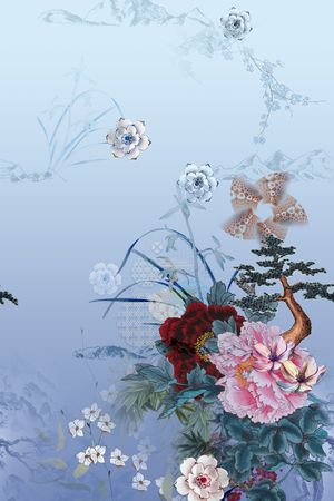 时尚印花华亿平台图片