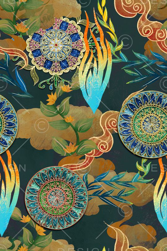 祥云印花华亿平台图片