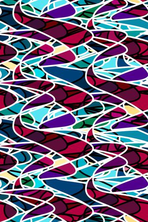 抽象男装印花华亿平台图片