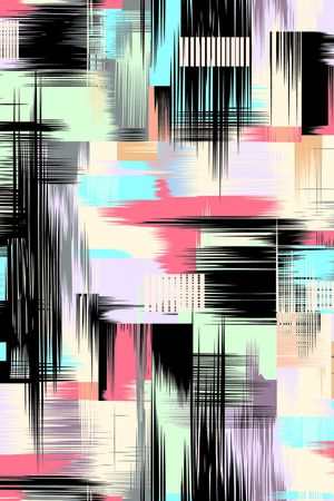 几何印花华亿平台图片