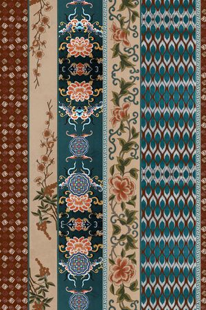 民族风印花华亿平台图片