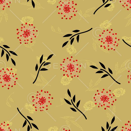 绿植树叶印花华亿平台图片