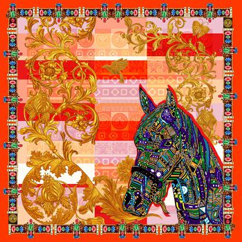 几何印花华亿平台图片