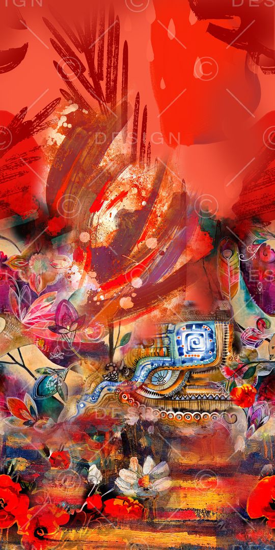 时尚印花华亿平台图片