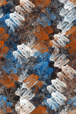 抽象男装印花华亿平台图片