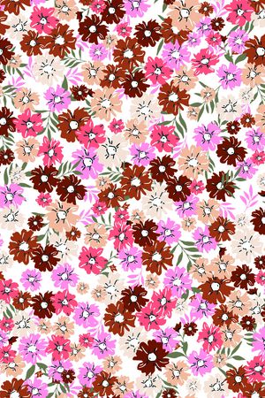 几何花卉印花华亿平台图片