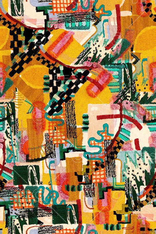 几何印花华亿平台图片