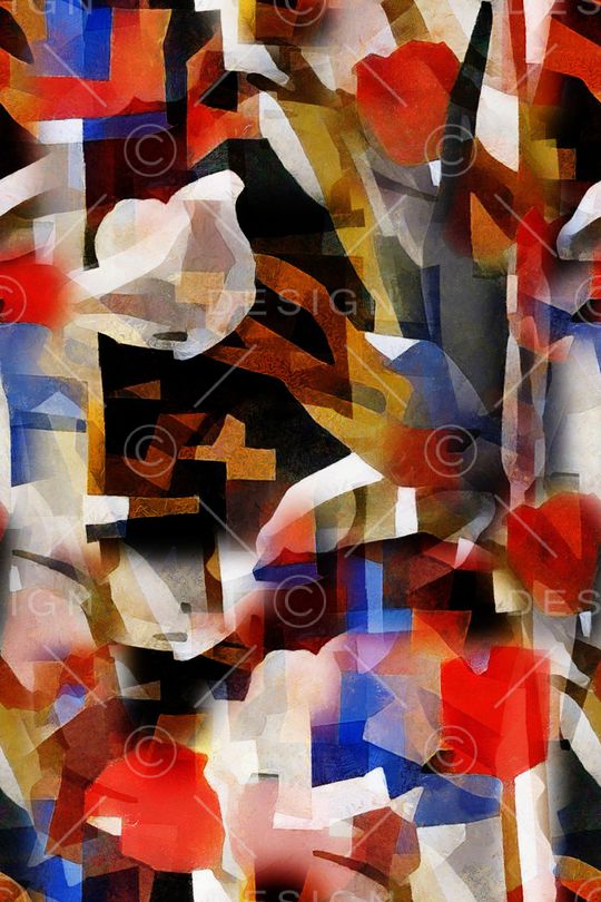 几何印花华亿平台图片