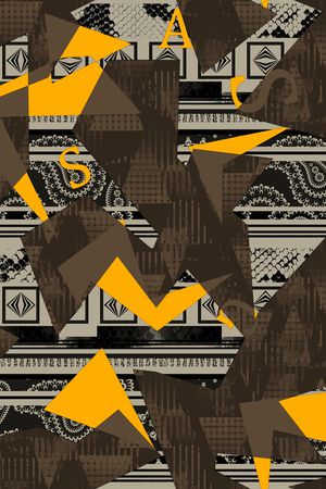 几何印花华亿平台图片