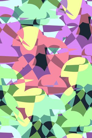 抽象男装印花华亿平台图片