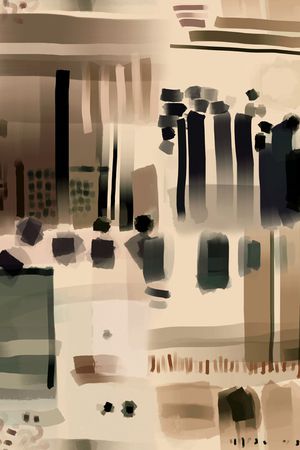 笔触印花华亿平台图片