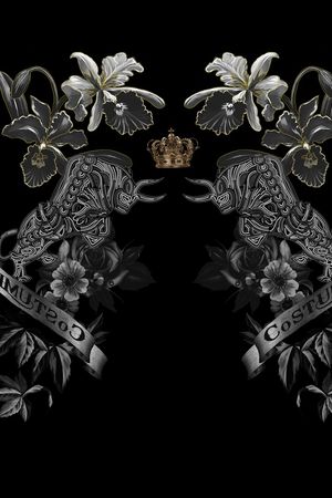 动物花卉印花华亿平台图片