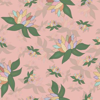 1394962-原创手绘花卉四方连续数码华亿平台