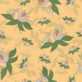 1394963-原创手绘花卉四方连续数码华亿平台