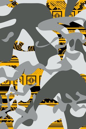 几何印花华亿平台图片