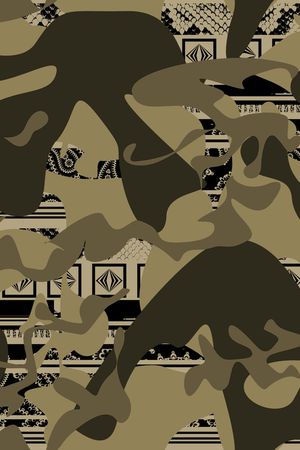 几何印花华亿平台图片