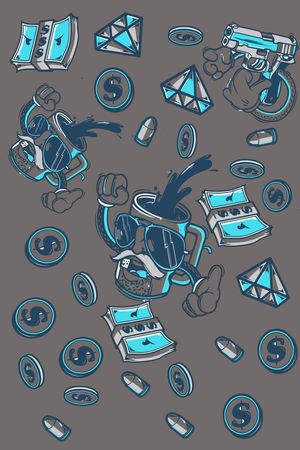 钱币印花华亿平台图片