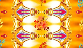 1395141-炫丽民族风华丽花卉1