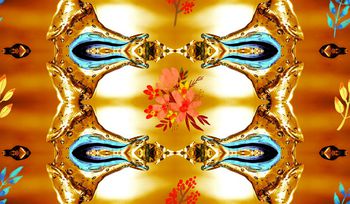 1395143-炫丽民族风华丽花卉2