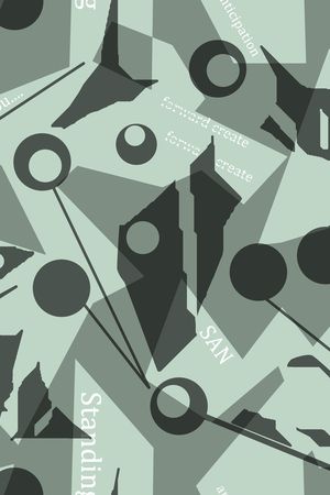 几何印花华亿平台图片