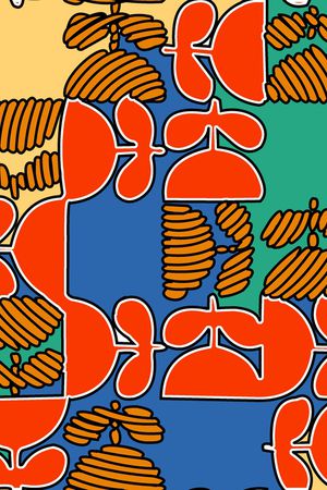 几何印花华亿平台图片